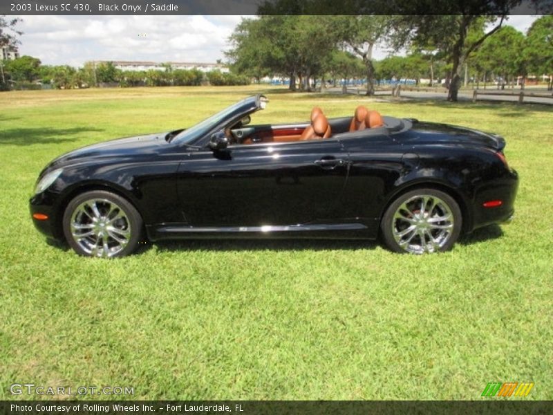 Black Onyx / Saddle 2003 Lexus SC 430