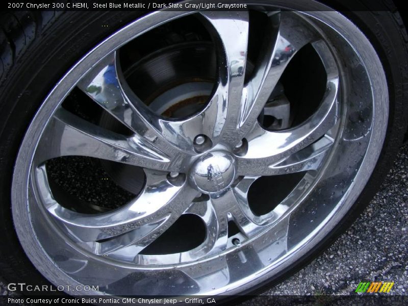 Steel Blue Metallic / Dark Slate Gray/Light Graystone 2007 Chrysler 300 C HEMI