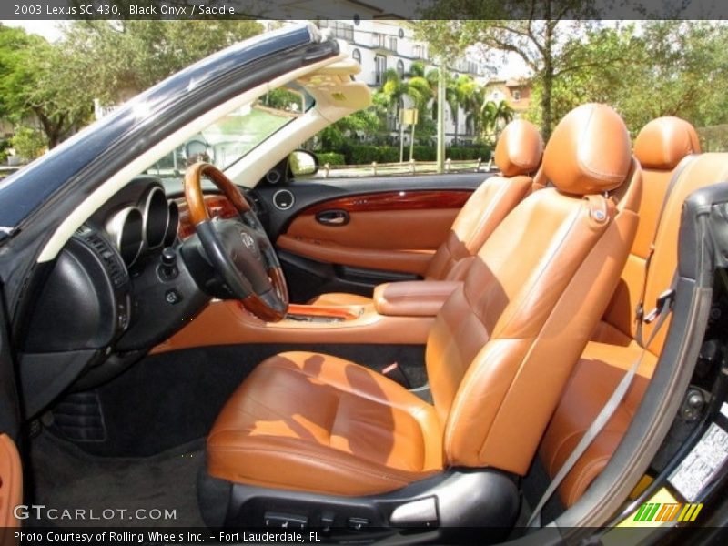 Black Onyx / Saddle 2003 Lexus SC 430