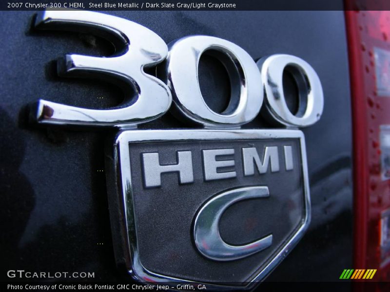 Steel Blue Metallic / Dark Slate Gray/Light Graystone 2007 Chrysler 300 C HEMI