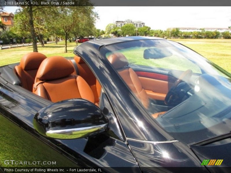 Black Onyx / Saddle 2003 Lexus SC 430