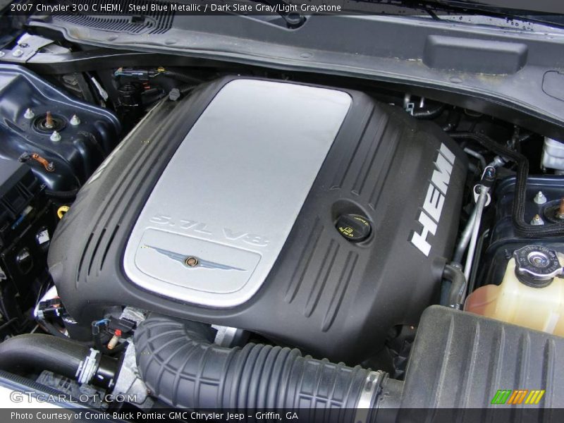 Steel Blue Metallic / Dark Slate Gray/Light Graystone 2007 Chrysler 300 C HEMI