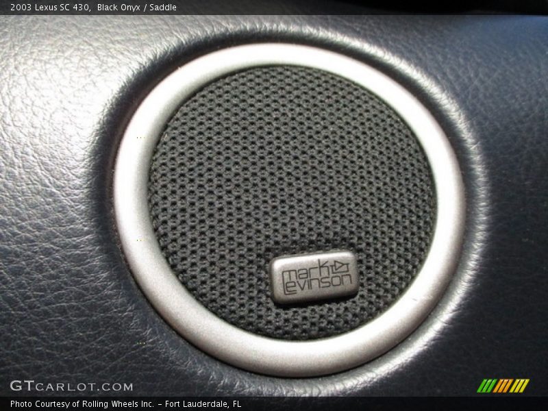 Black Onyx / Saddle 2003 Lexus SC 430