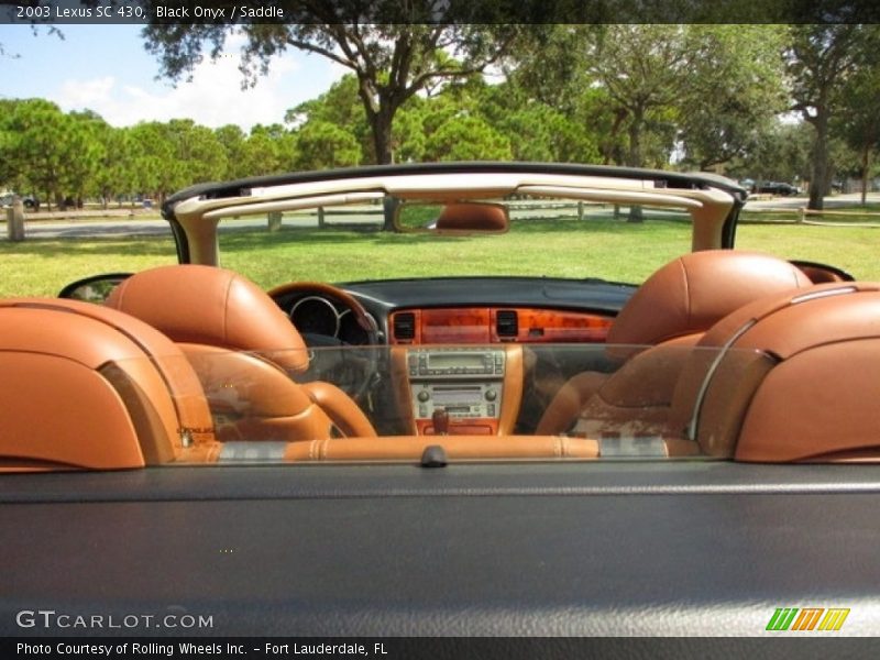 Black Onyx / Saddle 2003 Lexus SC 430