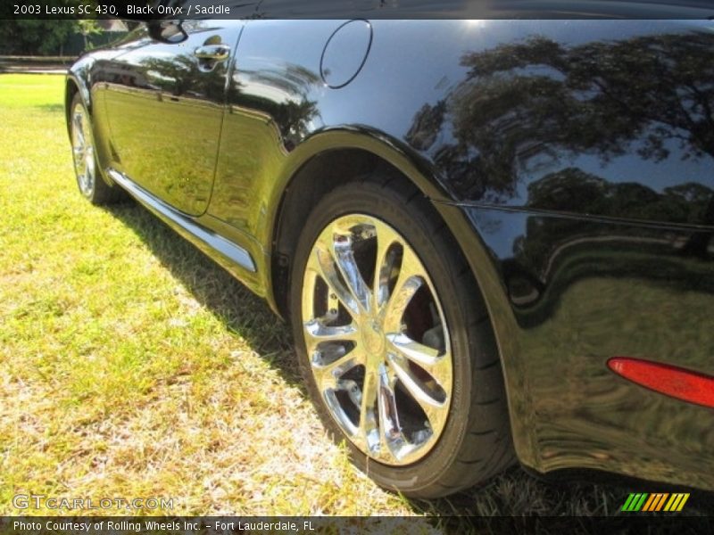 Black Onyx / Saddle 2003 Lexus SC 430