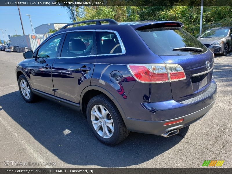 Stormy Blue Mica / Black 2012 Mazda CX-9 Touring AWD