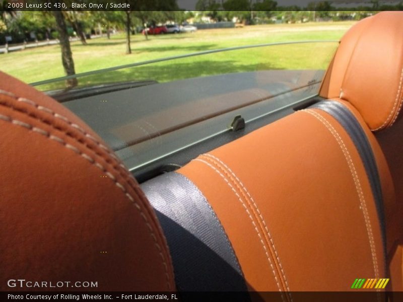 Black Onyx / Saddle 2003 Lexus SC 430