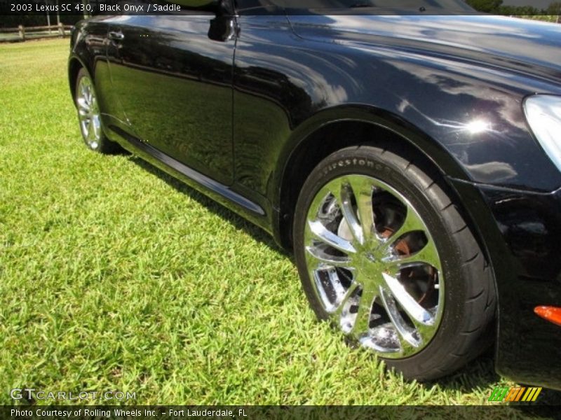 Black Onyx / Saddle 2003 Lexus SC 430