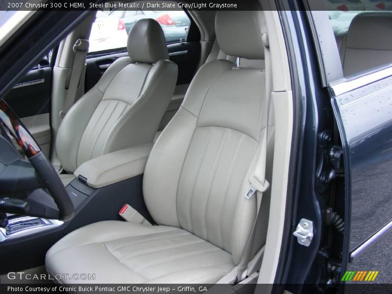 Steel Blue Metallic / Dark Slate Gray/Light Graystone 2007 Chrysler 300 C HEMI
