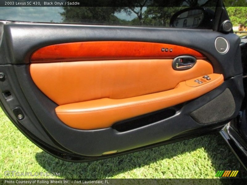 Black Onyx / Saddle 2003 Lexus SC 430