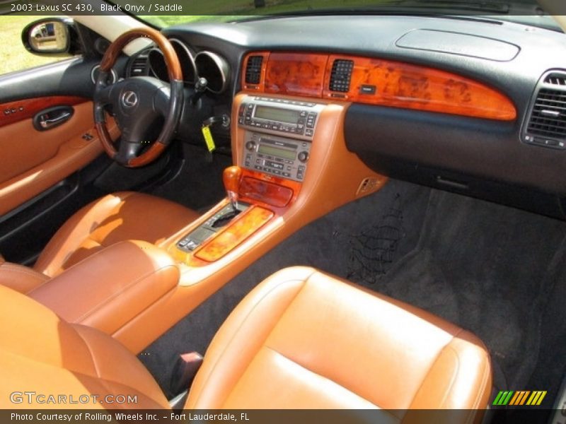 Black Onyx / Saddle 2003 Lexus SC 430