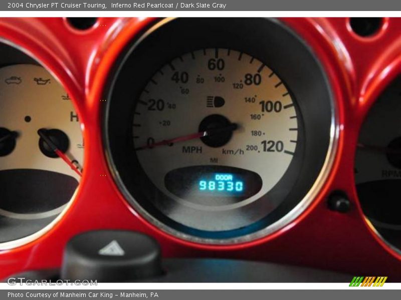Inferno Red Pearlcoat / Dark Slate Gray 2004 Chrysler PT Cruiser Touring