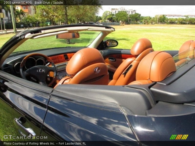Black Onyx / Saddle 2003 Lexus SC 430
