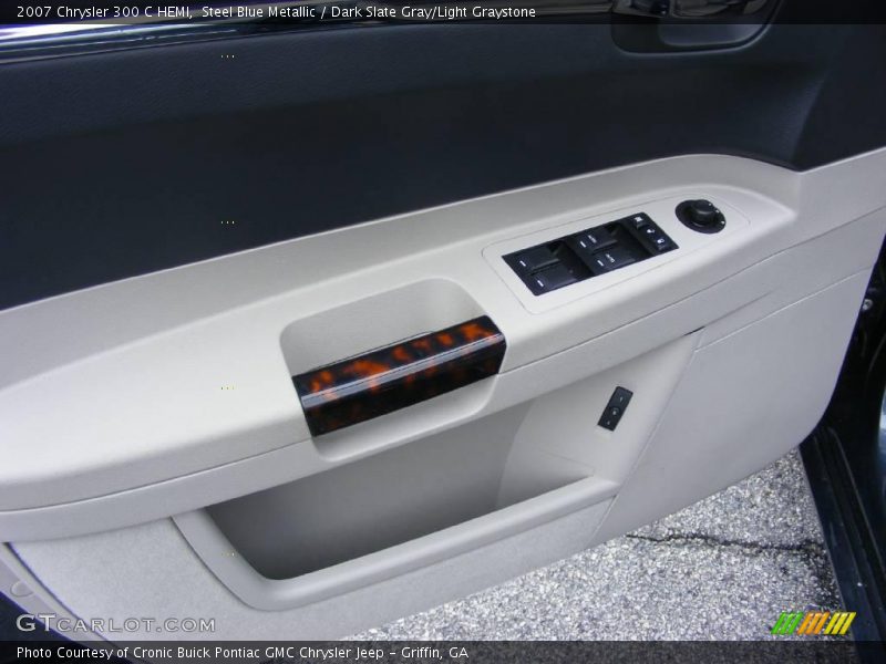 Steel Blue Metallic / Dark Slate Gray/Light Graystone 2007 Chrysler 300 C HEMI