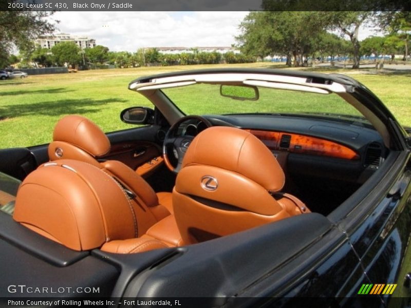 Black Onyx / Saddle 2003 Lexus SC 430