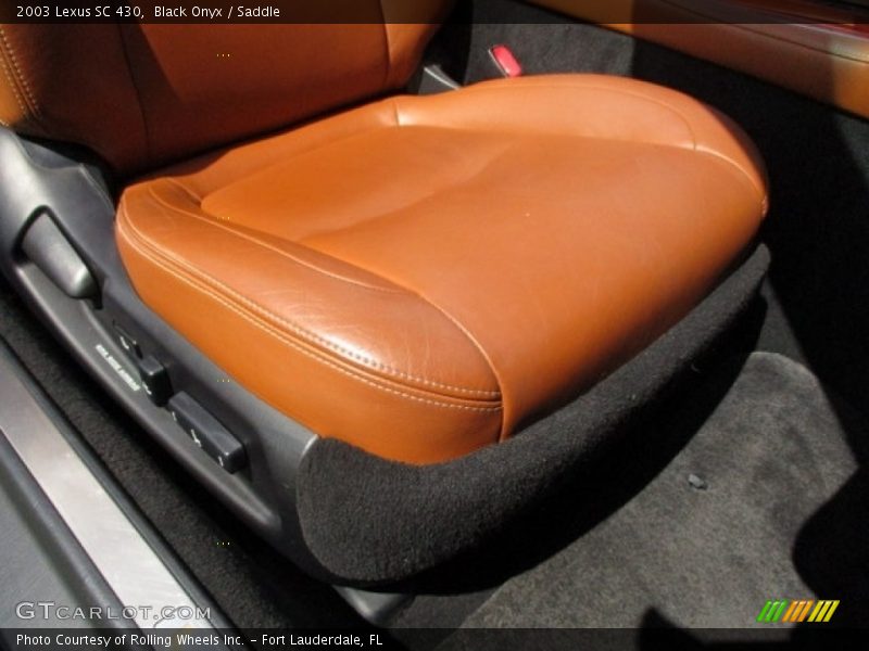Black Onyx / Saddle 2003 Lexus SC 430
