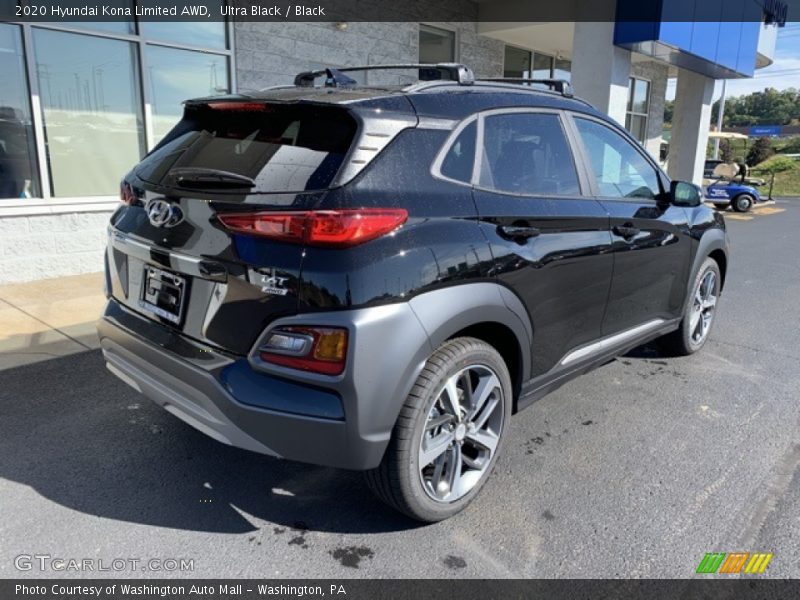 Ultra Black / Black 2020 Hyundai Kona Limited AWD