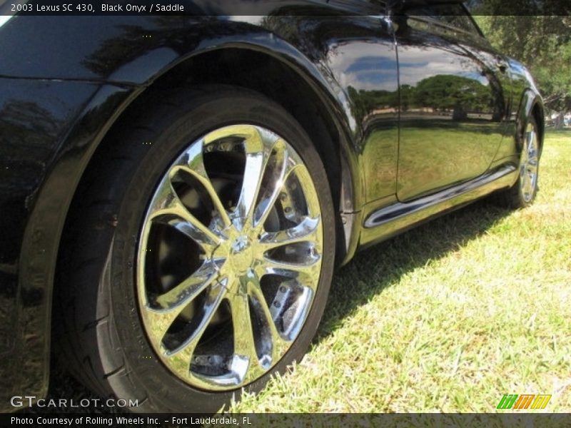 Black Onyx / Saddle 2003 Lexus SC 430
