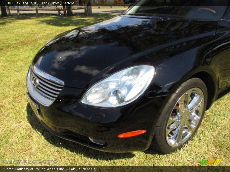 Black Onyx / Saddle 2003 Lexus SC 430