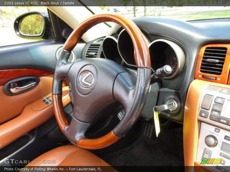 Black Onyx / Saddle 2003 Lexus SC 430
