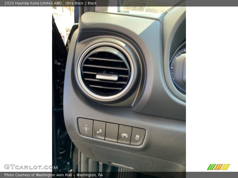 Ultra Black / Black 2020 Hyundai Kona Limited AWD