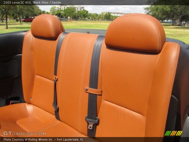 Black Onyx / Saddle 2003 Lexus SC 430