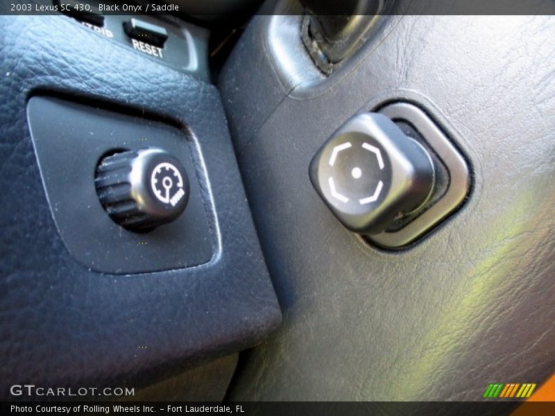 Black Onyx / Saddle 2003 Lexus SC 430