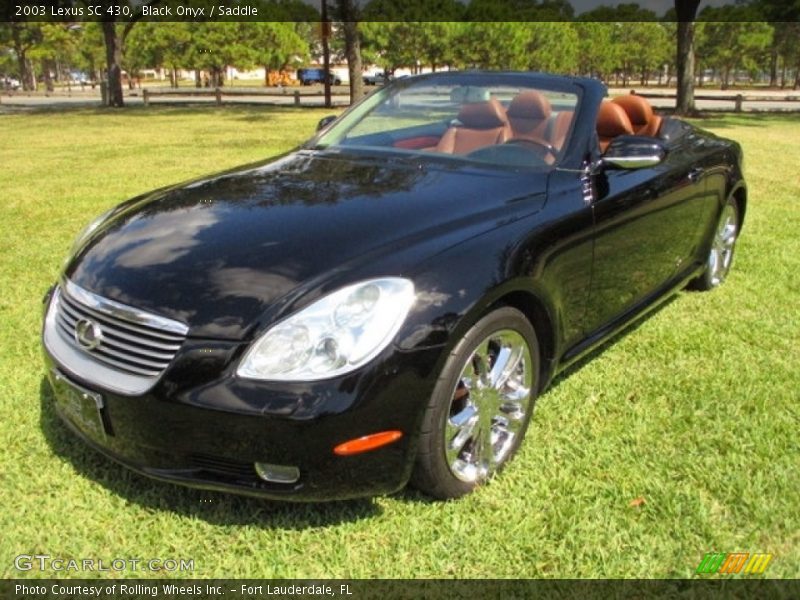 Black Onyx / Saddle 2003 Lexus SC 430