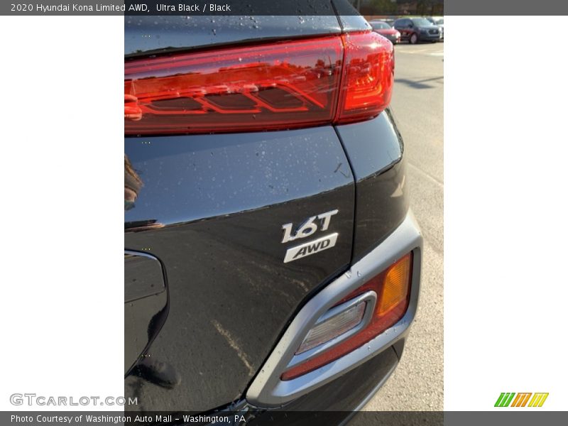 Ultra Black / Black 2020 Hyundai Kona Limited AWD