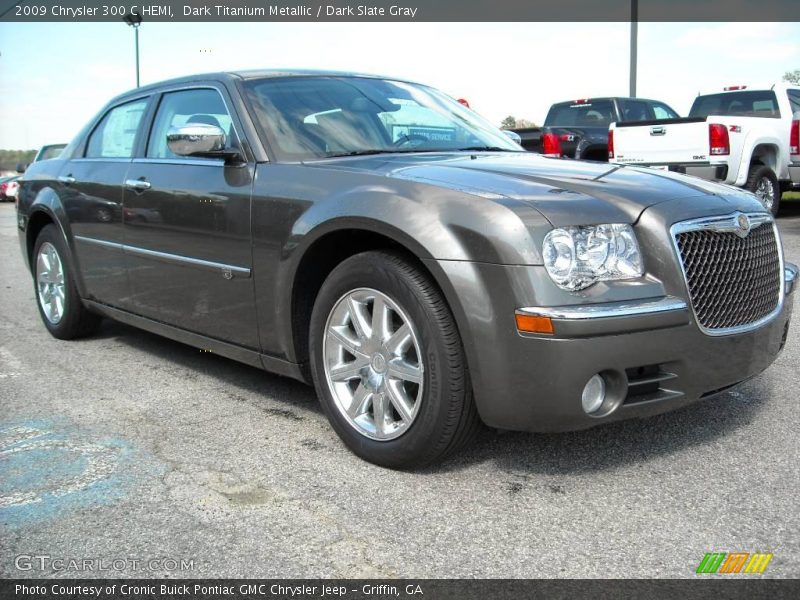 Dark Titanium Metallic / Dark Slate Gray 2009 Chrysler 300 C HEMI