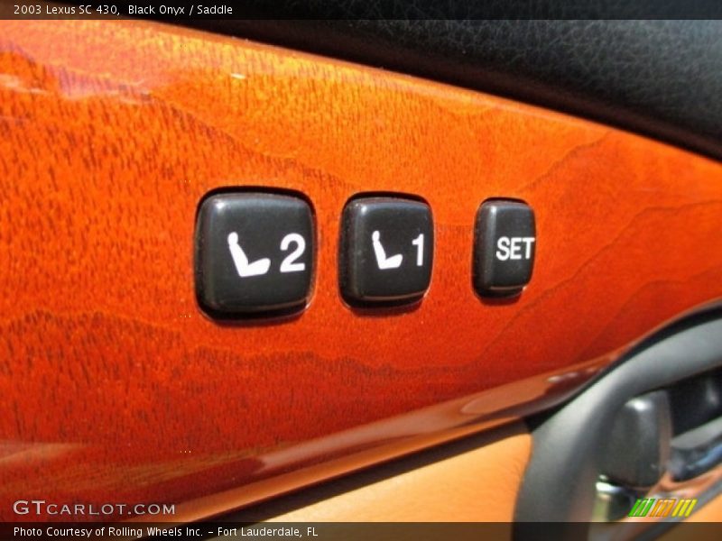 Black Onyx / Saddle 2003 Lexus SC 430