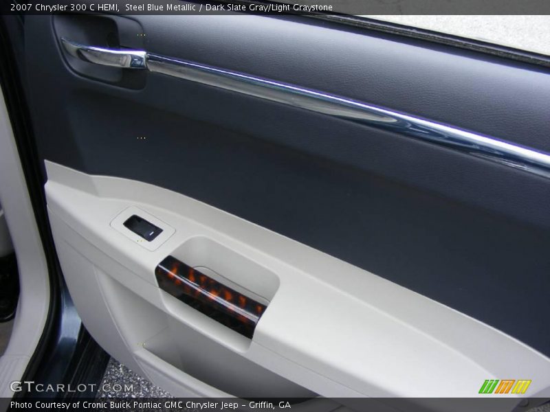 Steel Blue Metallic / Dark Slate Gray/Light Graystone 2007 Chrysler 300 C HEMI