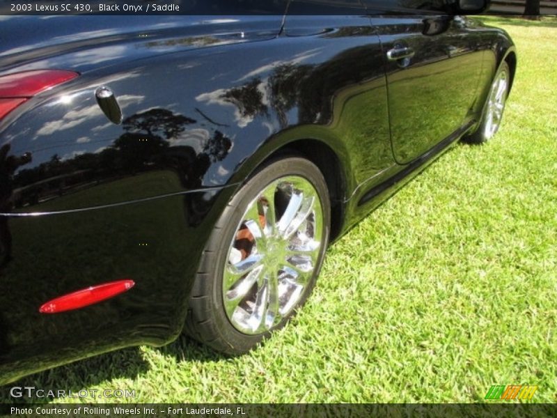 Black Onyx / Saddle 2003 Lexus SC 430