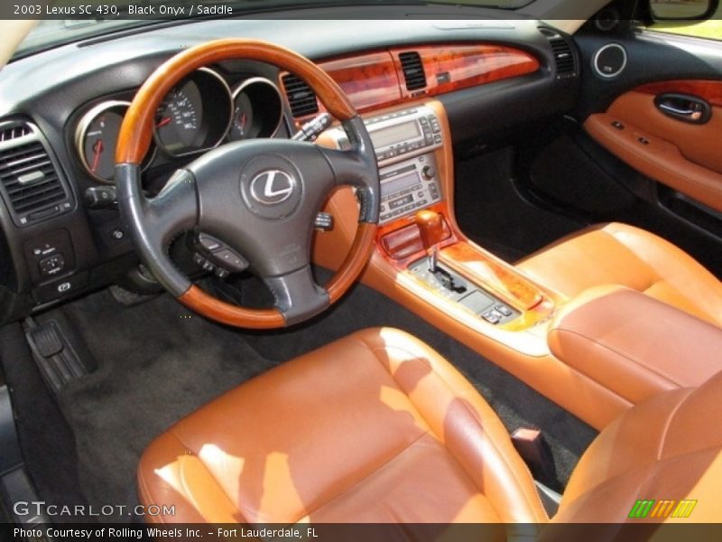 Black Onyx / Saddle 2003 Lexus SC 430
