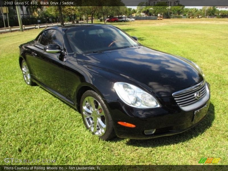 Black Onyx / Saddle 2003 Lexus SC 430