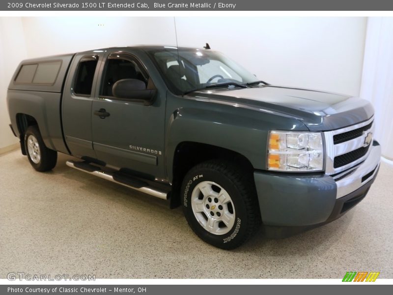 Blue Granite Metallic / Ebony 2009 Chevrolet Silverado 1500 LT Extended Cab