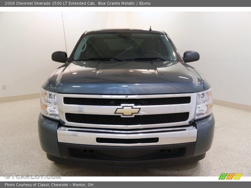 Blue Granite Metallic / Ebony 2009 Chevrolet Silverado 1500 LT Extended Cab