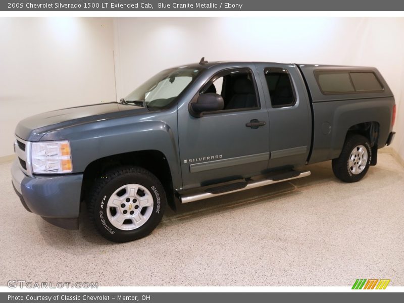 Blue Granite Metallic / Ebony 2009 Chevrolet Silverado 1500 LT Extended Cab