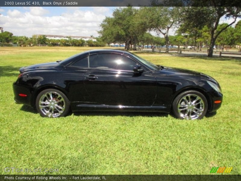 Black Onyx / Saddle 2003 Lexus SC 430