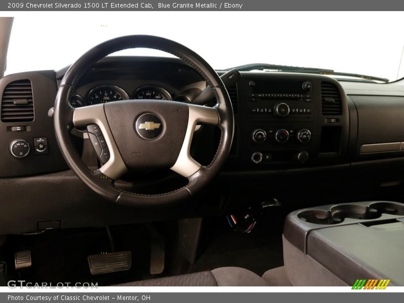 Blue Granite Metallic / Ebony 2009 Chevrolet Silverado 1500 LT Extended Cab