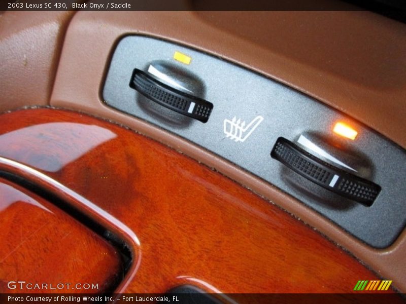 Black Onyx / Saddle 2003 Lexus SC 430