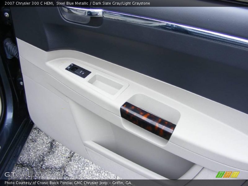 Steel Blue Metallic / Dark Slate Gray/Light Graystone 2007 Chrysler 300 C HEMI