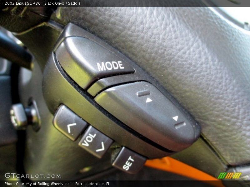 Black Onyx / Saddle 2003 Lexus SC 430