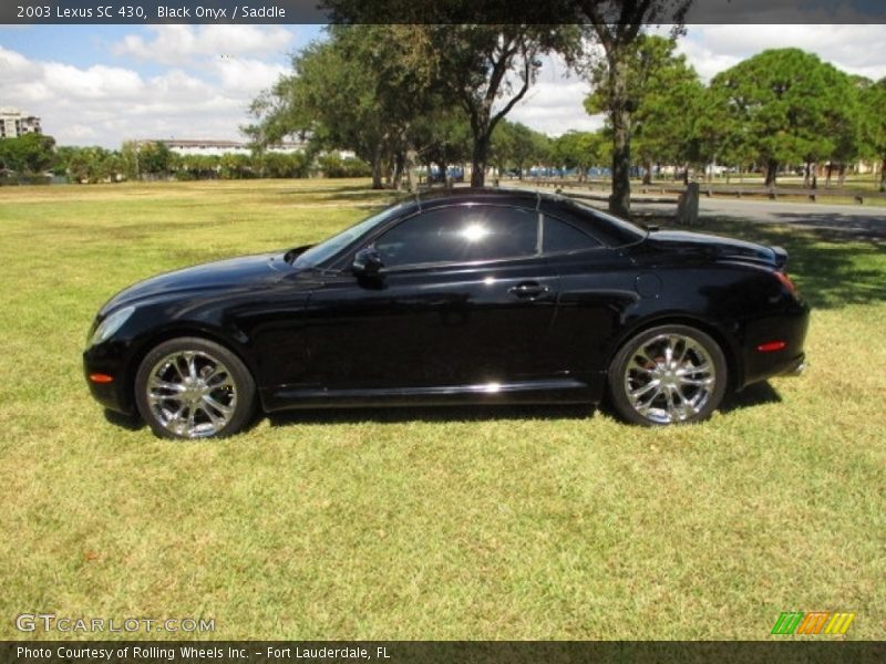 Black Onyx / Saddle 2003 Lexus SC 430