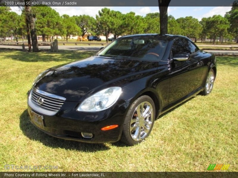 Black Onyx / Saddle 2003 Lexus SC 430