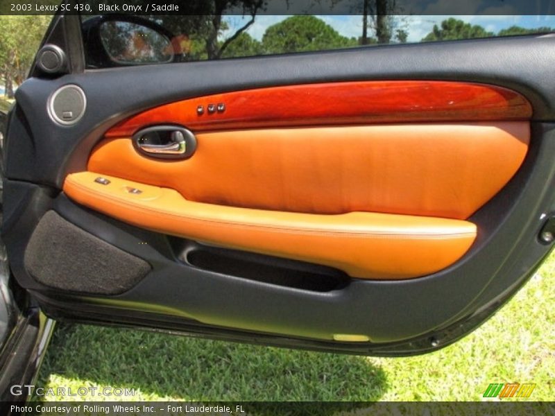 Black Onyx / Saddle 2003 Lexus SC 430