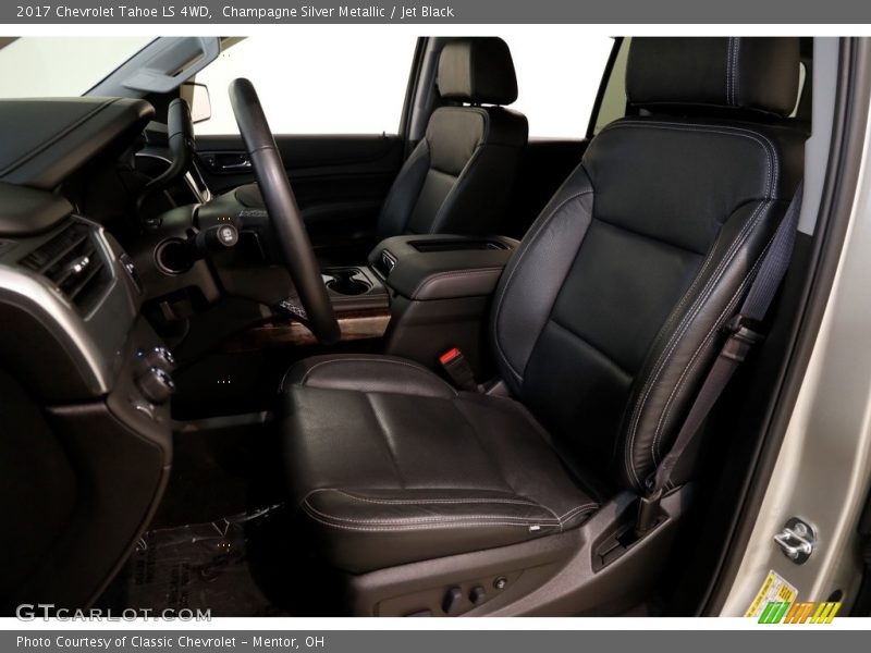 Champagne Silver Metallic / Jet Black 2017 Chevrolet Tahoe LS 4WD