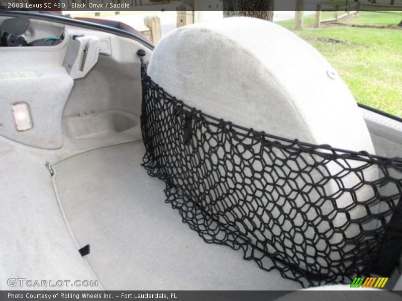 Black Onyx / Saddle 2003 Lexus SC 430