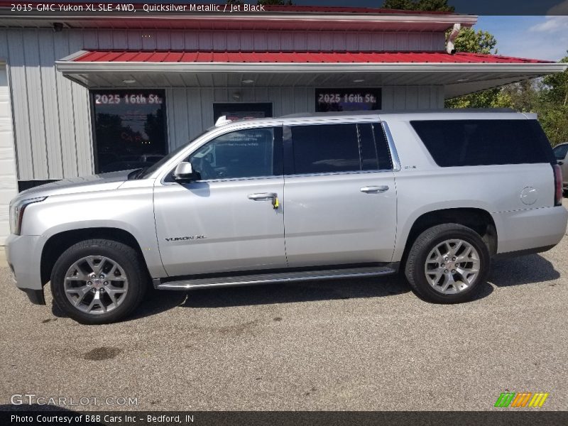 Quicksilver Metallic / Jet Black 2015 GMC Yukon XL SLE 4WD