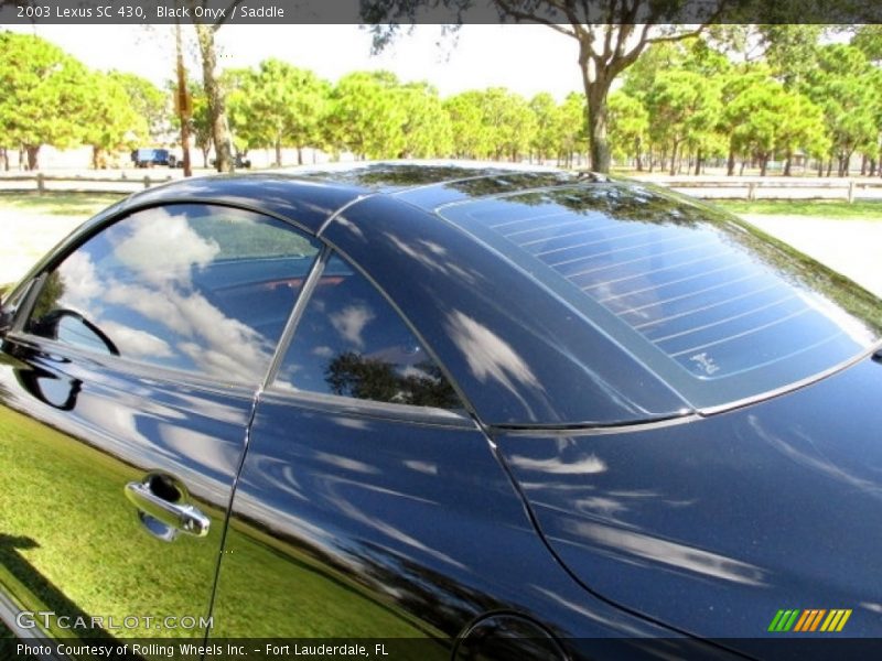 Black Onyx / Saddle 2003 Lexus SC 430